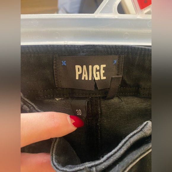 NWT Paige High Rise Lou Lou Flared Jeans - Midnight Dusk - Picture 8 of 13